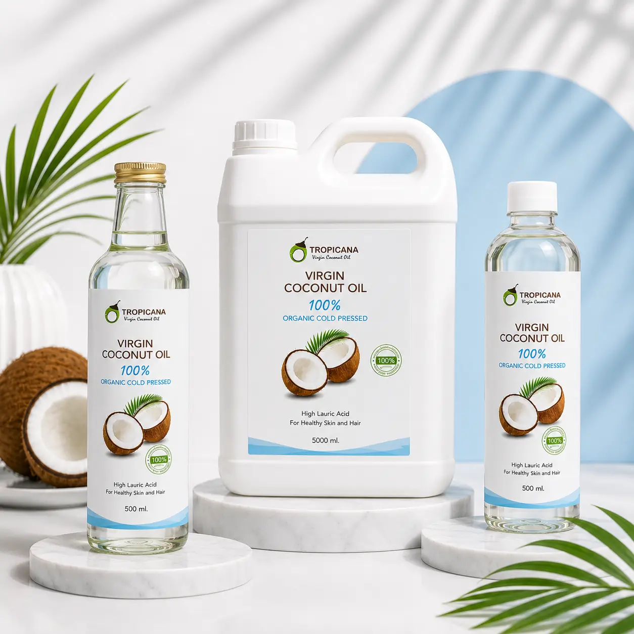 Virgin Coconut Oil 500ml Organic Yes Shape Liquid Oil Origin Indonesia Form Clear Liquid Port All of Indonesia Texture Smooth and Light