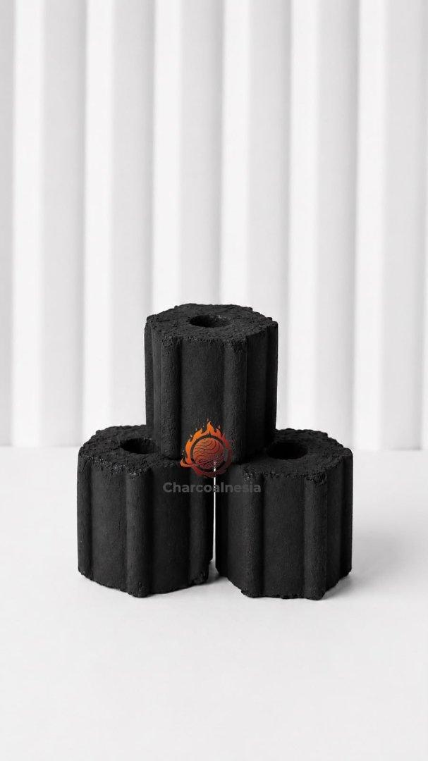 Hexagonal charcoal bbq