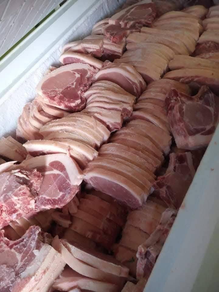 Pork Cheek Meat Type A Features Kosher Shelf Life 2 YEARS Form Chopped, Whole Degree of Processing Raw Cut Belly, Breast, Drumstick, Fillet, Goulash, Ground Meat, Rib-Eye