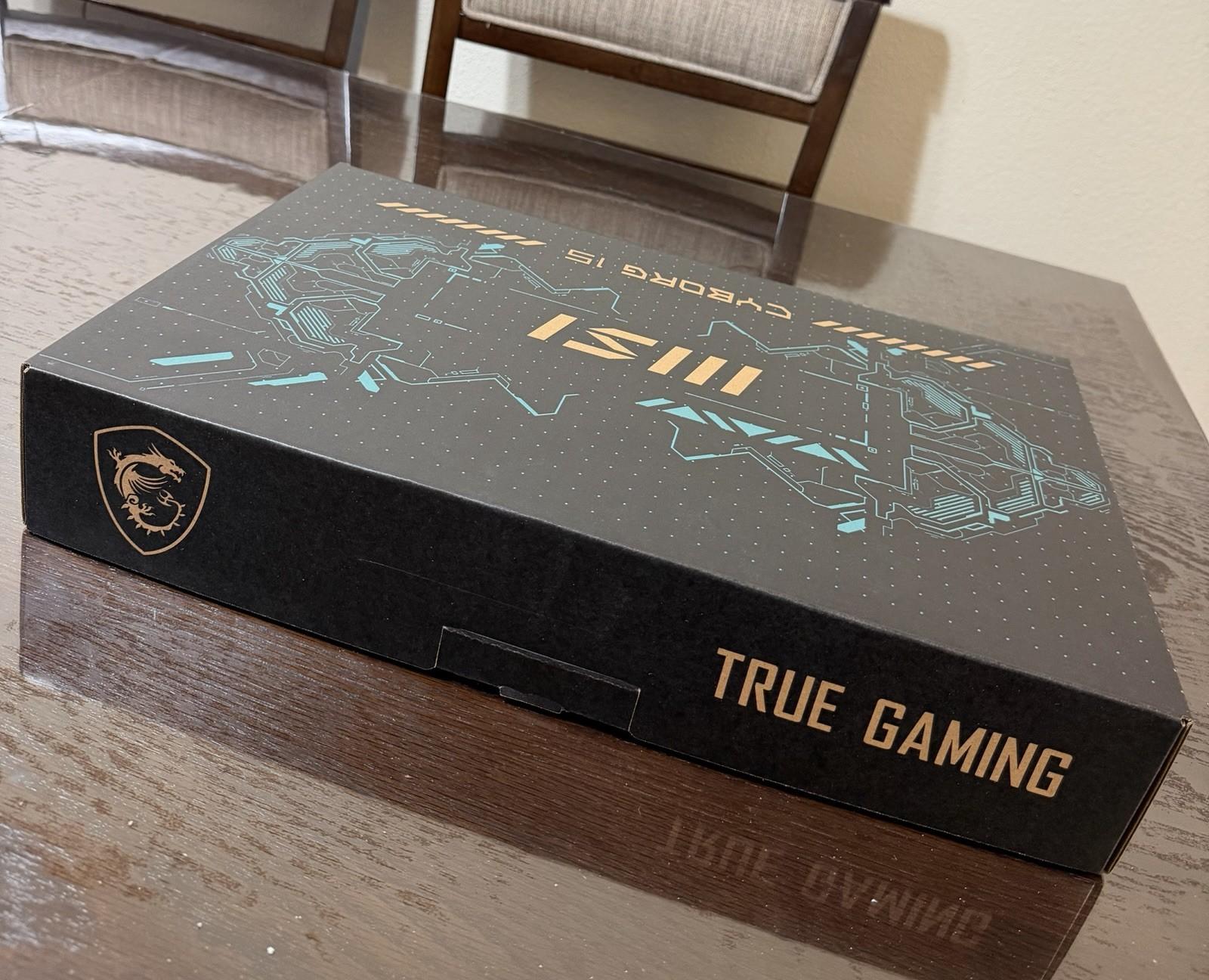 MSI Cyborg 15 Gaming Laptop RTX 4050 I7-13620H 16GB RAM 