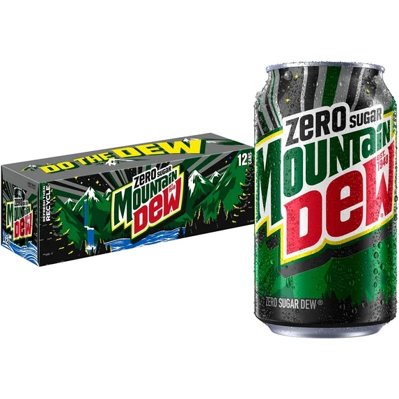 MOUNTAIN DEW ZERO SUGAR CN, 12OZ/12PKX2