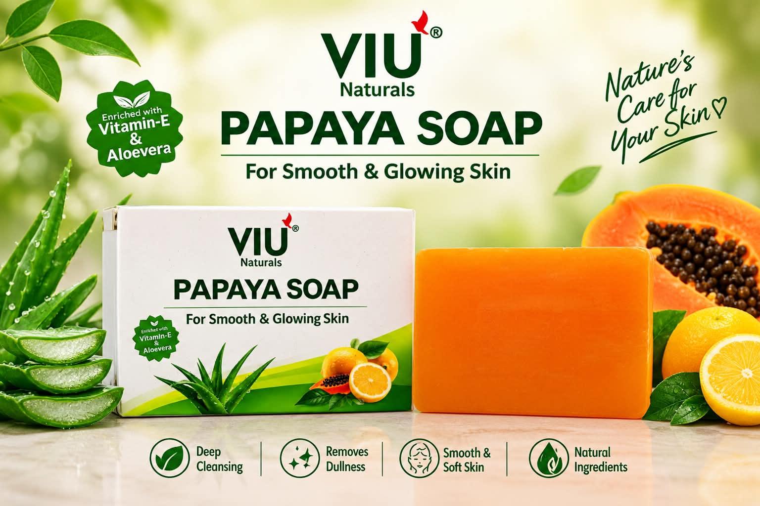Papaya Soap bar 
