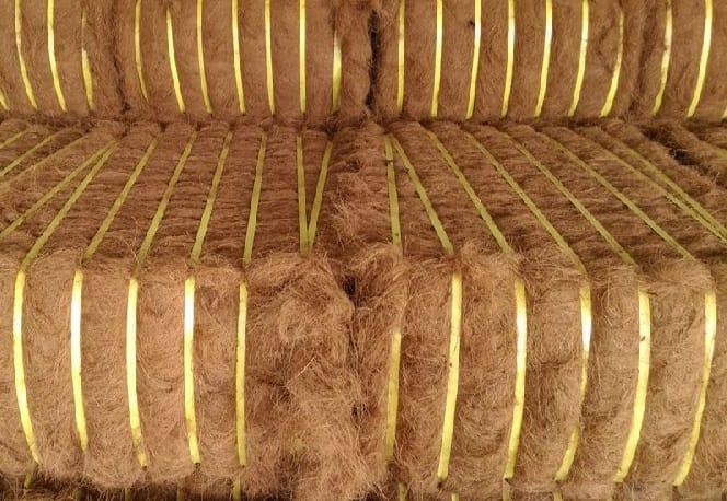 Coconut Fiber Bales Pressed Origin From Indonesia