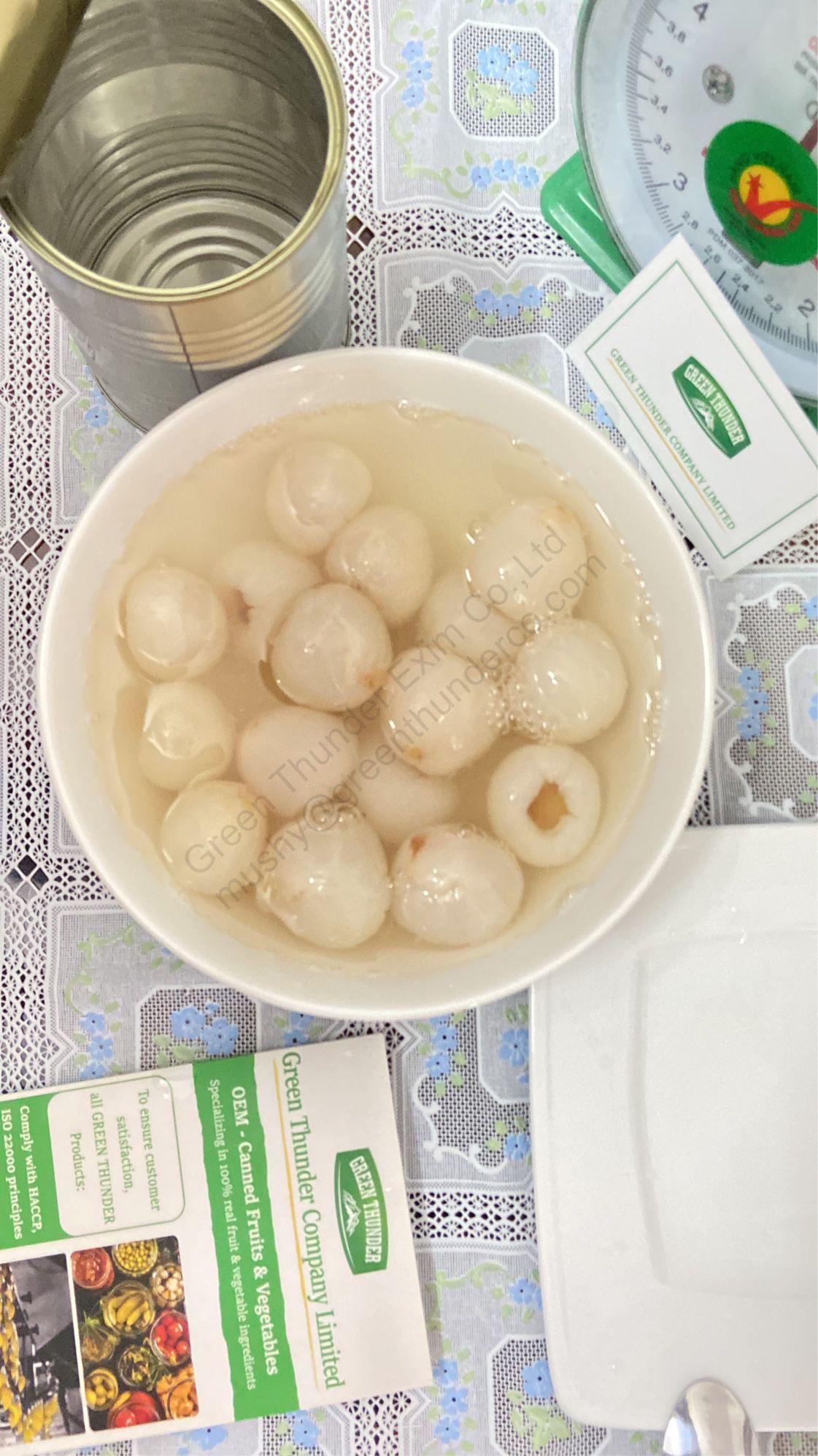 Canned Lychee Product
