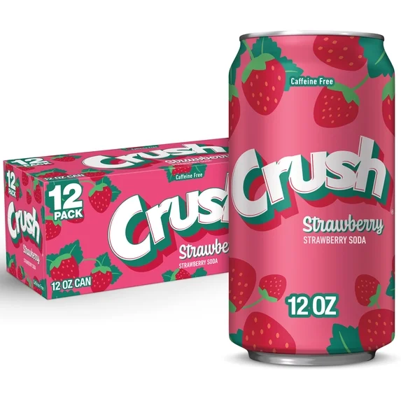 CRUSH STRAWBERRY CN, 12OZ/12PKX2