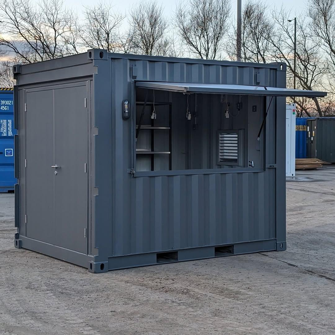 3M/10FT Shipping Container Kiosk