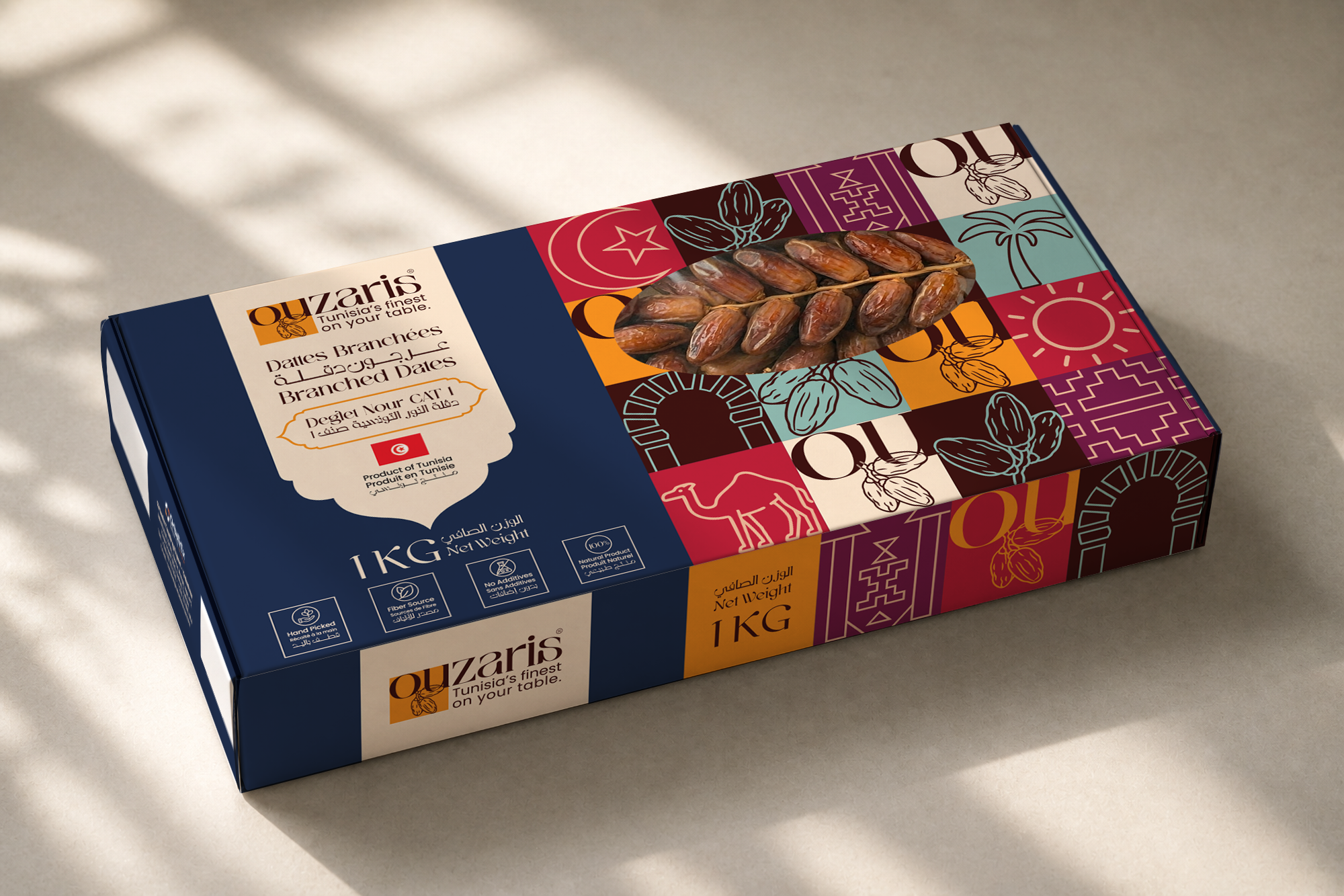 Premium Tunisian Deglet Nour (Kurma) Branched Dates (CAT 1) – Registered Brand | Secure Your Ramadan Stock Now!
