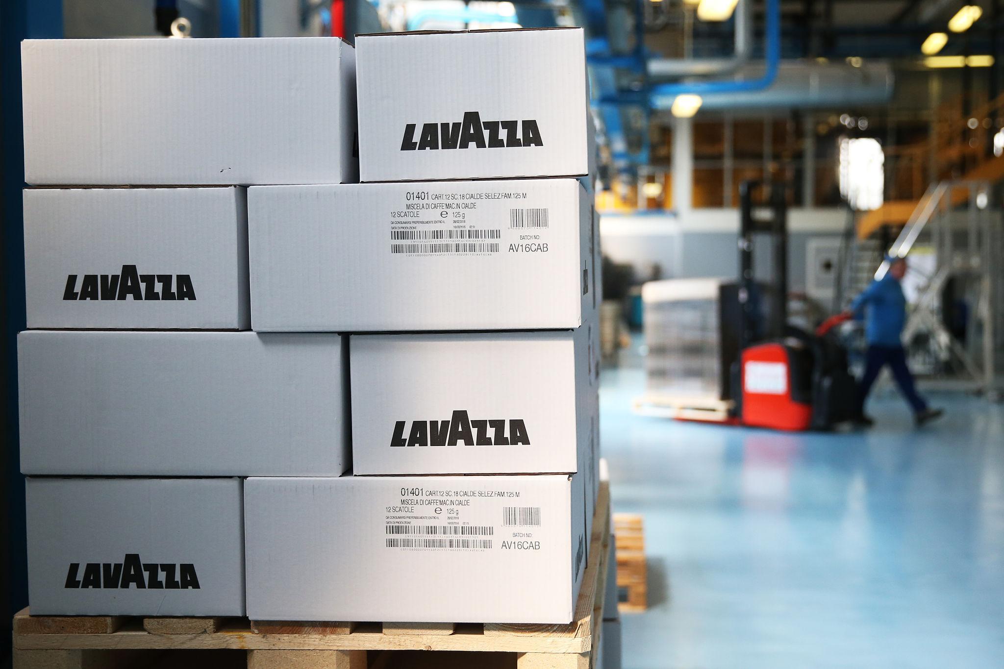 Premium Lavazza coffee beans available for bulk supply with rich flavor