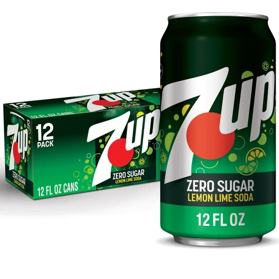 7 UP ZERO SUGAR CN, 12OZ/12PKX2