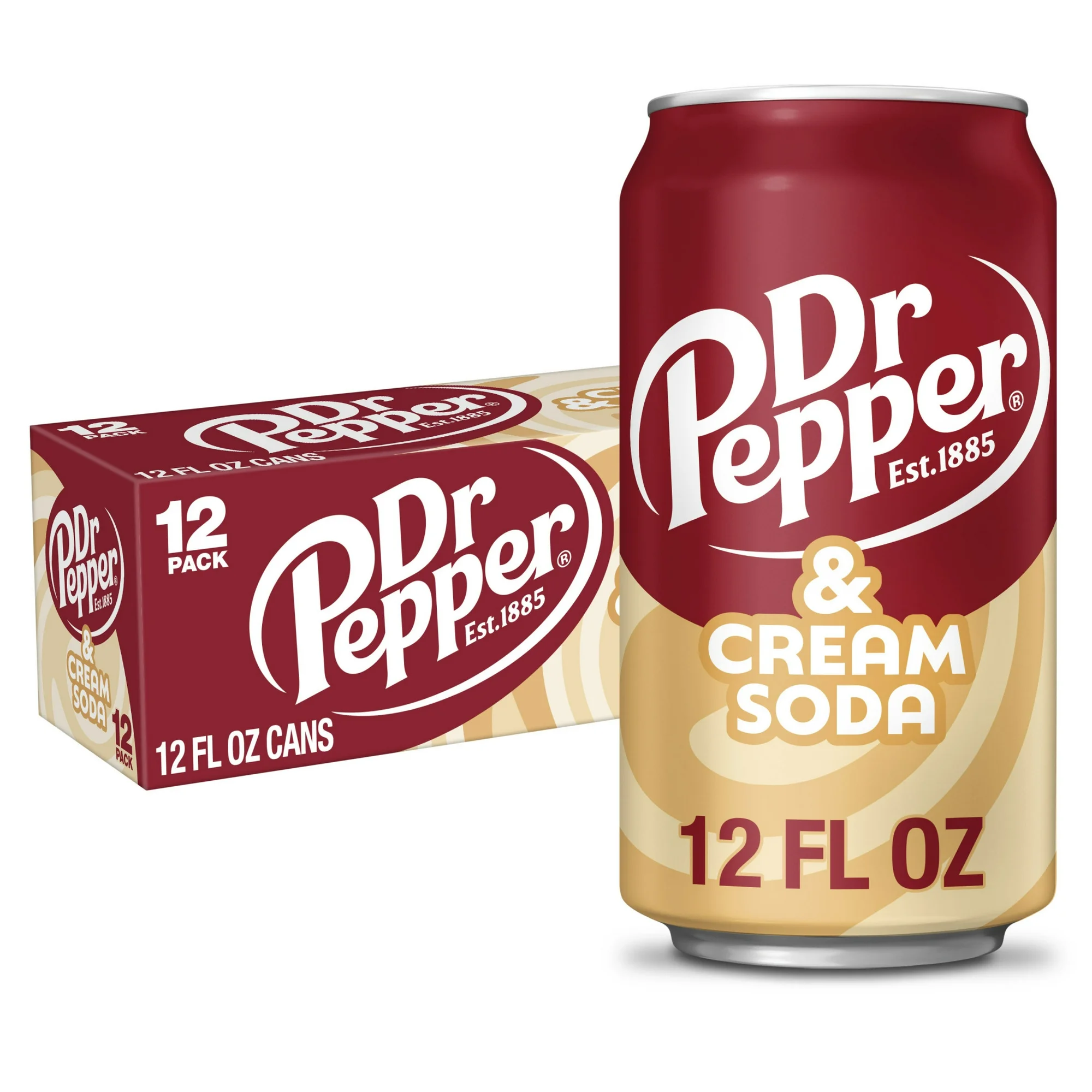 DR PEPPER CREAM SODA CN, 12OZ/12PKX2