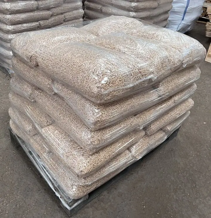 Premium A1 Pine Wood Pellets 15 kg Bags Din Plus Firewood 6mm