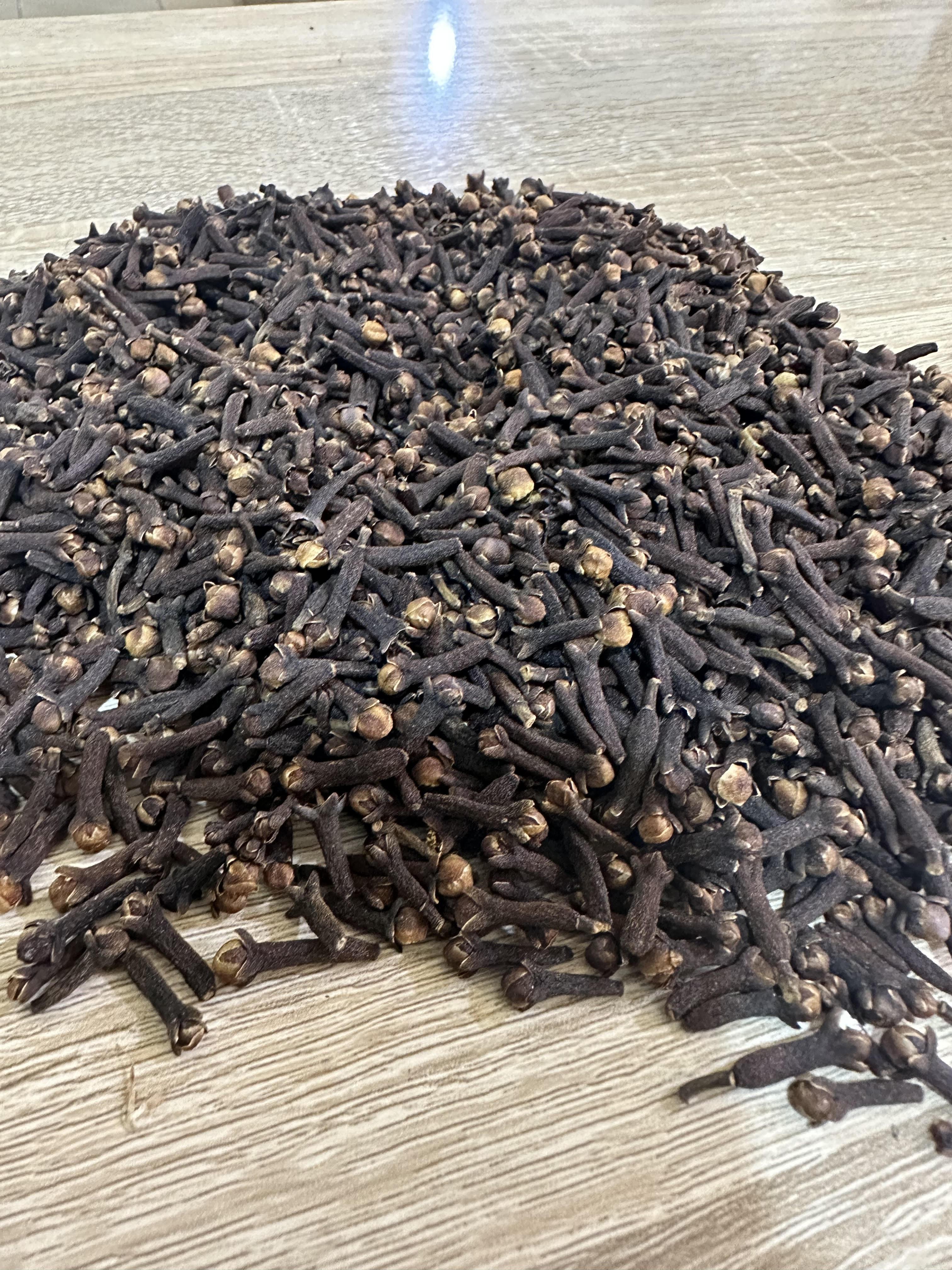 Cloves Form BUDS Origin TANZANIA Features Organic Max. Moisture (%) 10% Packaging Size 50KGS PP BAGS