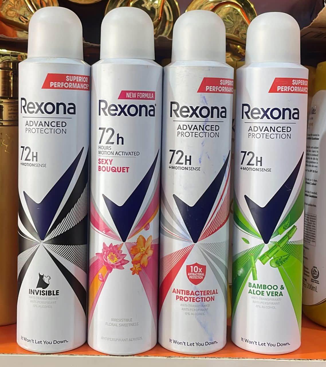 Rexona Deodorant Body Spray Wholesale Bulk Supply 48 Hour Long Lasting Protection Men Women Antiperspirant Deo Spray Exp