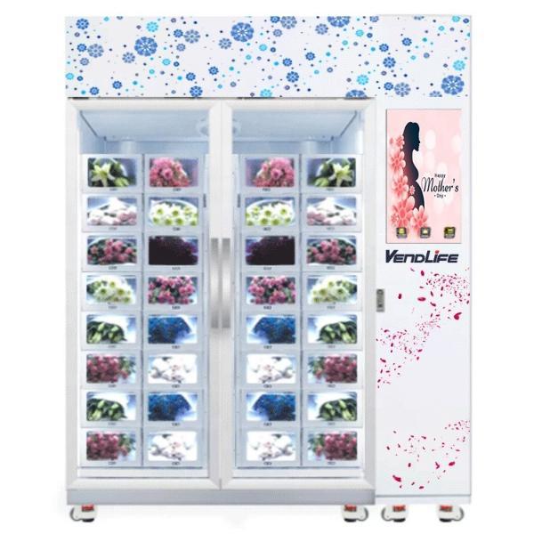 Using Fob On Machine Floral Bouquet Vending Machine B2B | Automatic Bouquet Dispensing ...