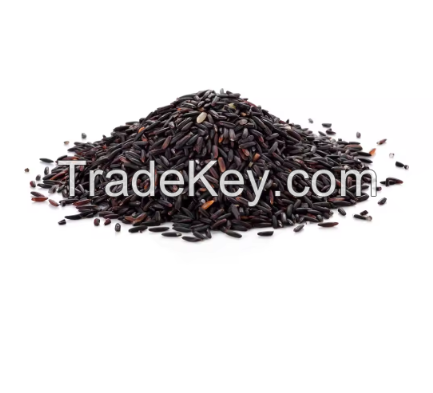 Premium Organic Black Rice – Natural Whole Grain Superfood Form Grain Color Dark Packaging bag Flavor Aromatic Shelf Life 36 months