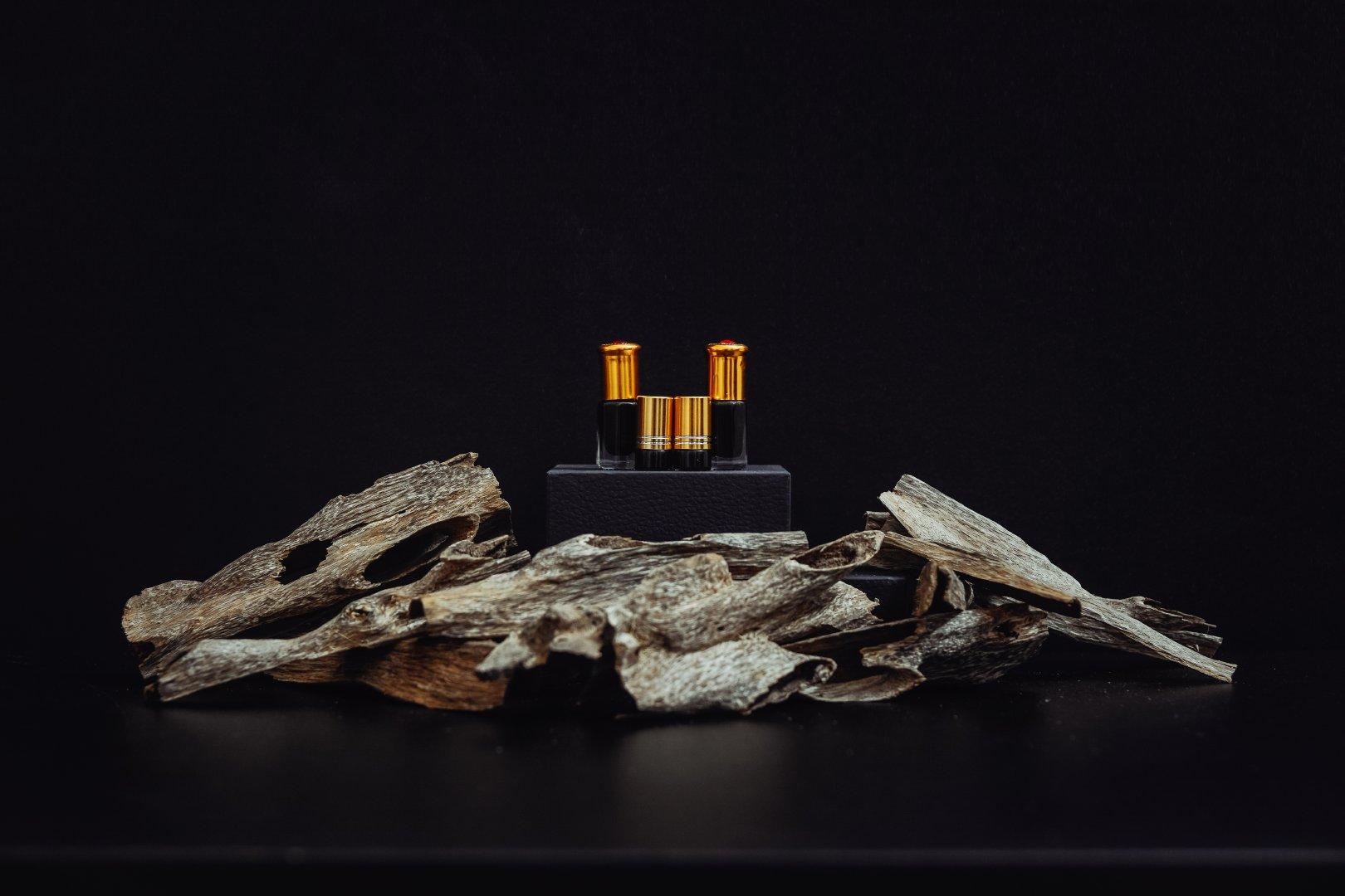 Agarwood Essential Oil Bottle