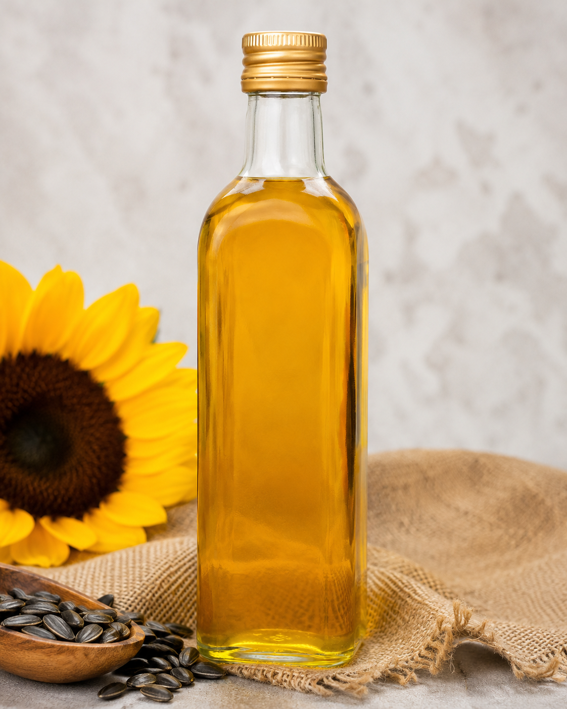 Unrefined sunflower oil Origin Russia Product Type Baked Goods, Cereals & Cereal Products, Vegetarian & Vegan Products
