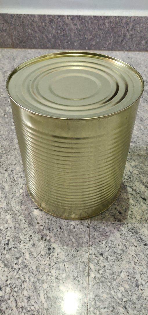 Closeup of Canned Pink Guava Pulp