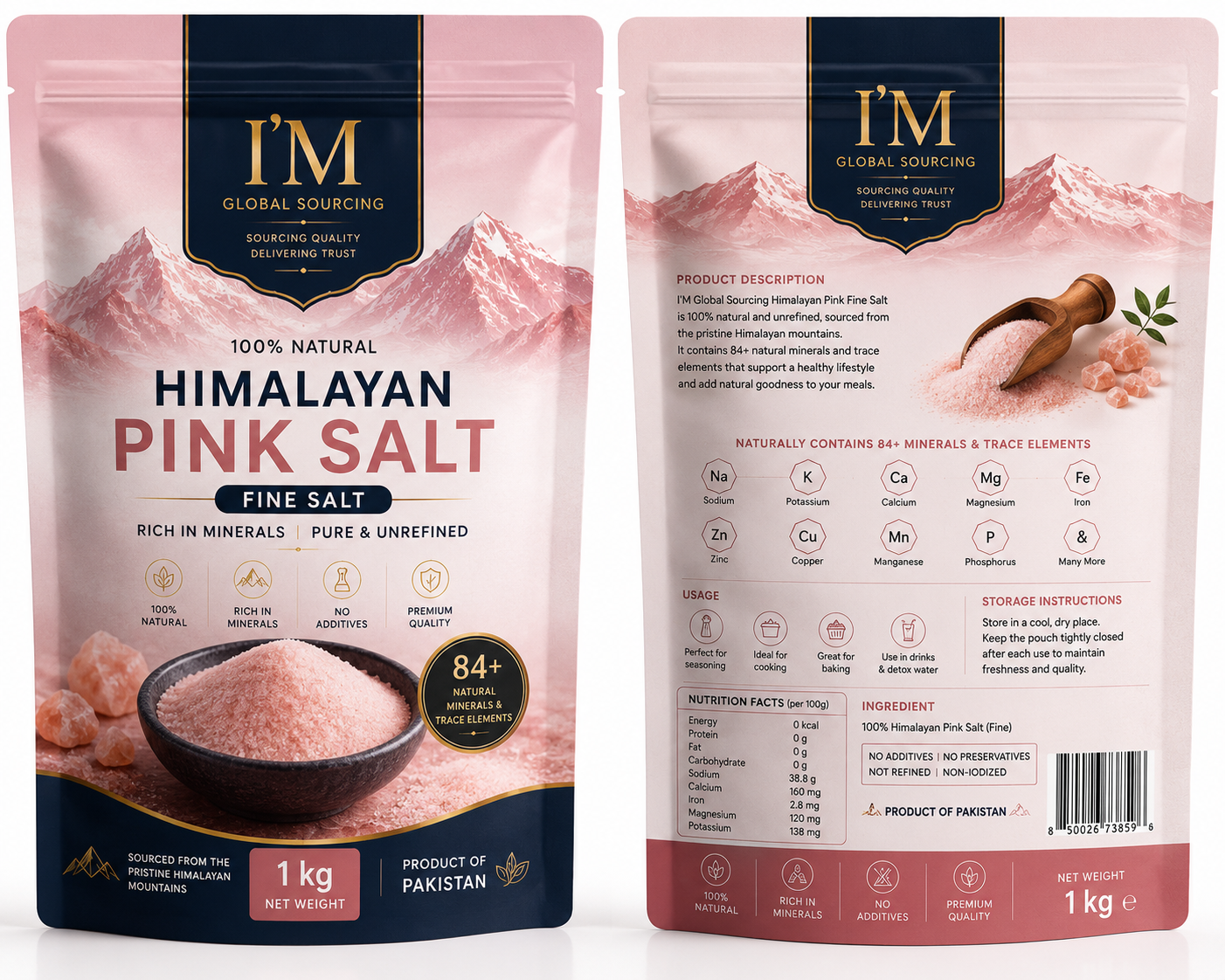 Himalayan pink salt 