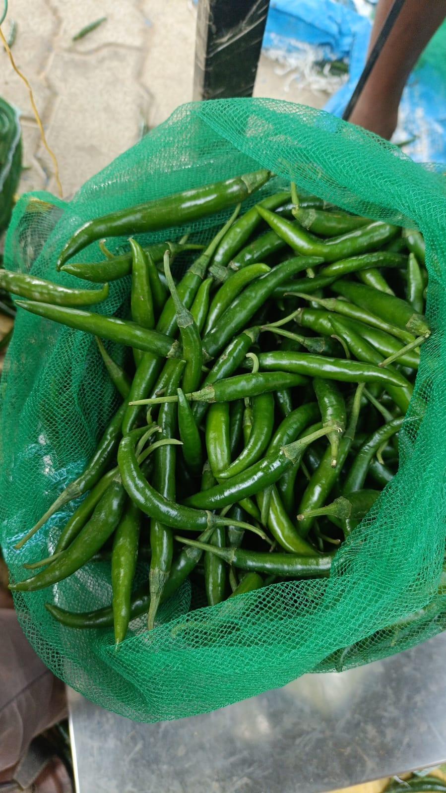G4 Green Chilli, Mangoes, Indan Blackberries (Seasonal), Onions, Rice, Foxnuts, etc.