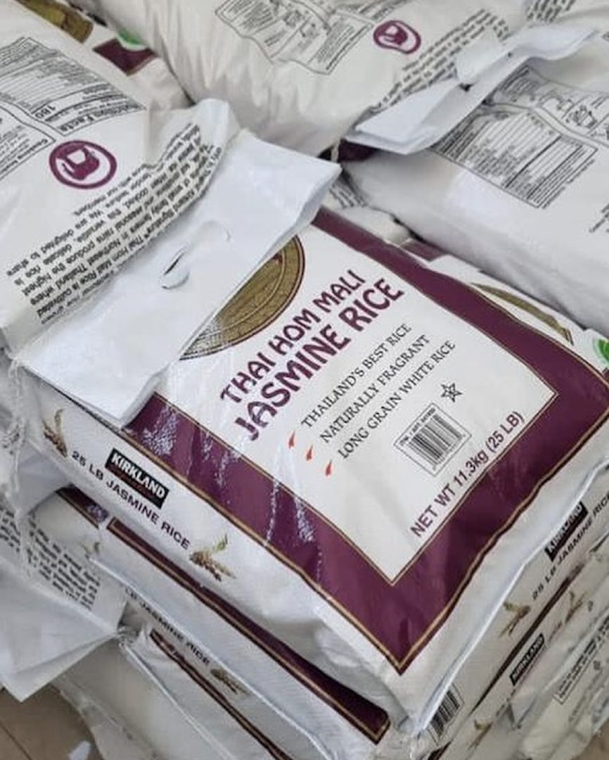 BEST KIRKLAND JASMINE WHITE RICE LONG GRAIN PREMIUM RICE 11.34Kg BAGS ON SALE