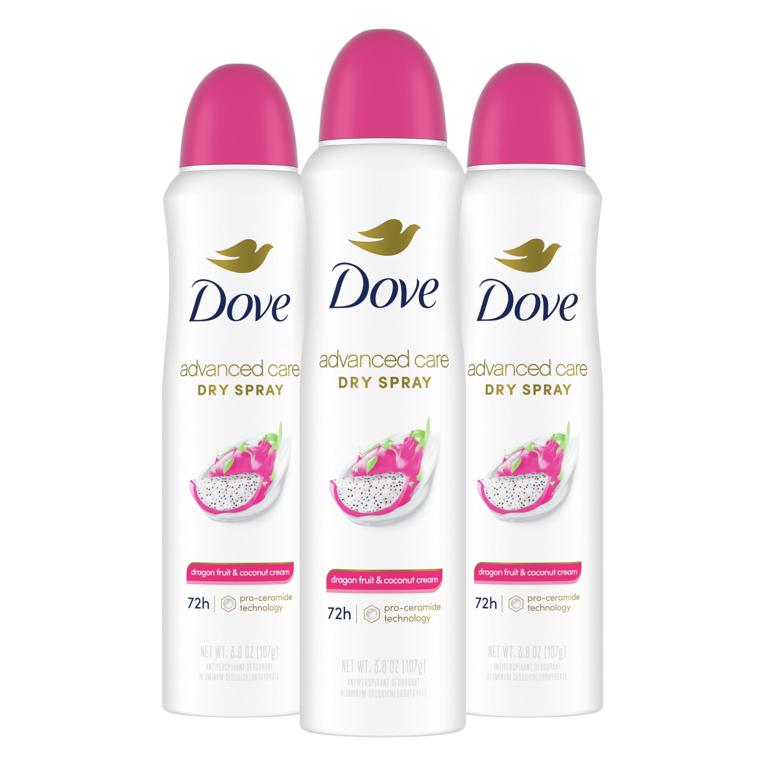 Dove Deodorant Spray Back View