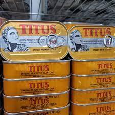 TITUS SARDINE CANNED FISH Tuna/Mackerel/ Yellow/Red
