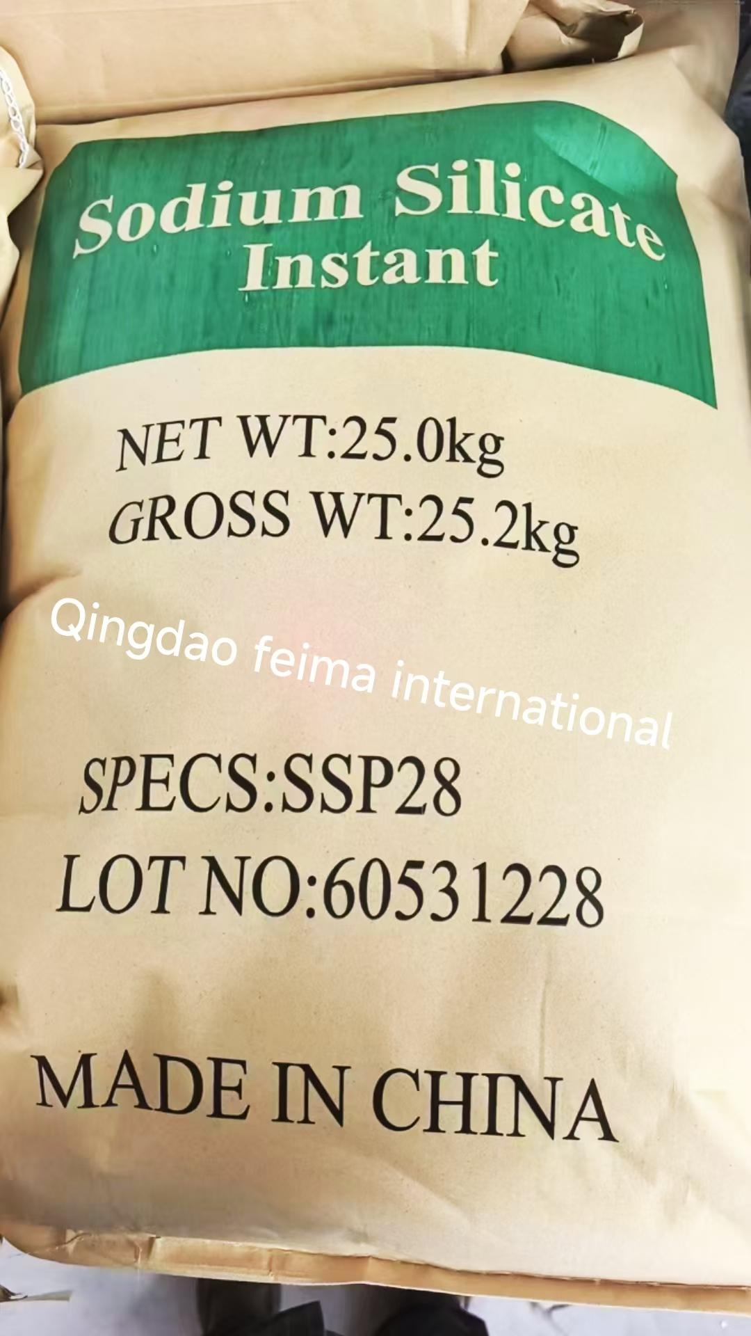 Sodium silicate instant