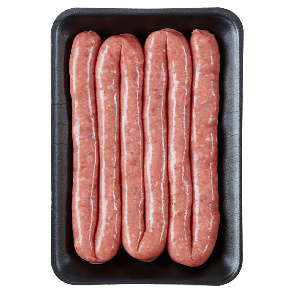 12 Plain Beef Sausage 500g meat