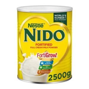 Bulk NIDO Instant Full Cream Milk Powder – 2500g (2.5kg Tin) Additives Minerals, None, Other, Vitamins Fat Content Fat-Free, Full Fat, Other, Reduced Fat
