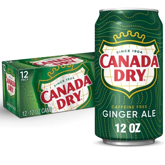 CANADA DRY GINGER ALE CN, 12OZ/12PKX2