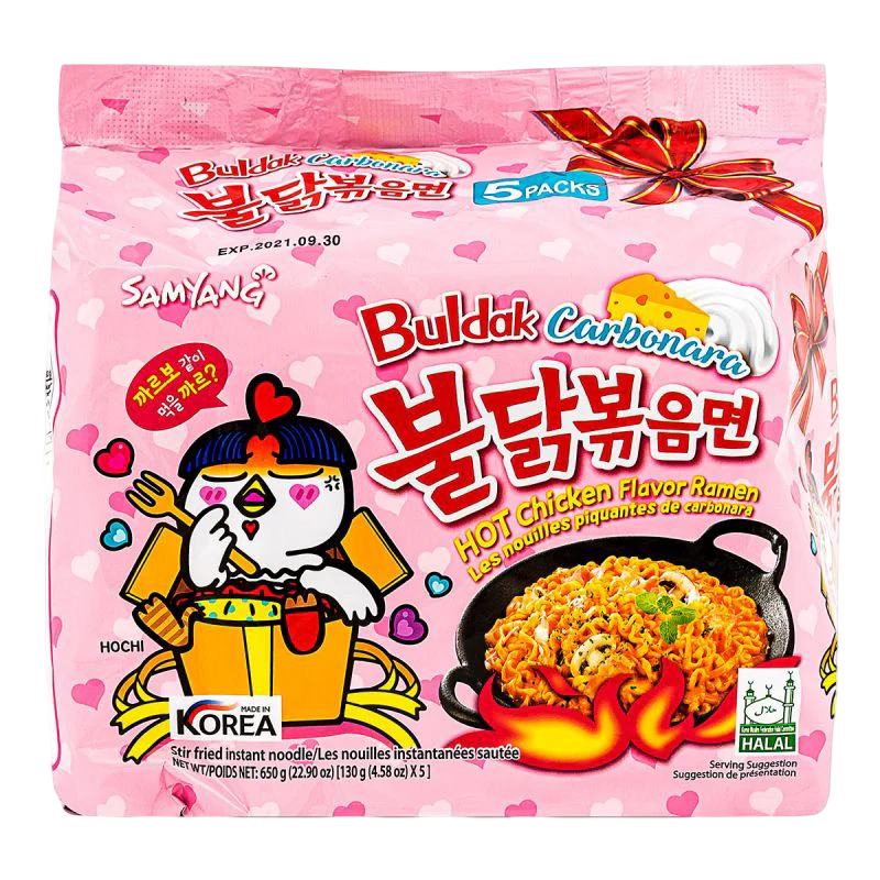 Samyang Buldak Carbonara Hot & Spicy Chicken Fried Ramen
