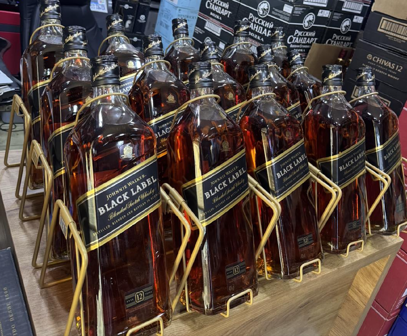 PREMIUM BLENDED SCOTCH BLACK LABEL WHISKY 12 YEARS AGED MALT AND GRAIN WHISKIES 1 LITER – product thumbnail, market insight supplier card