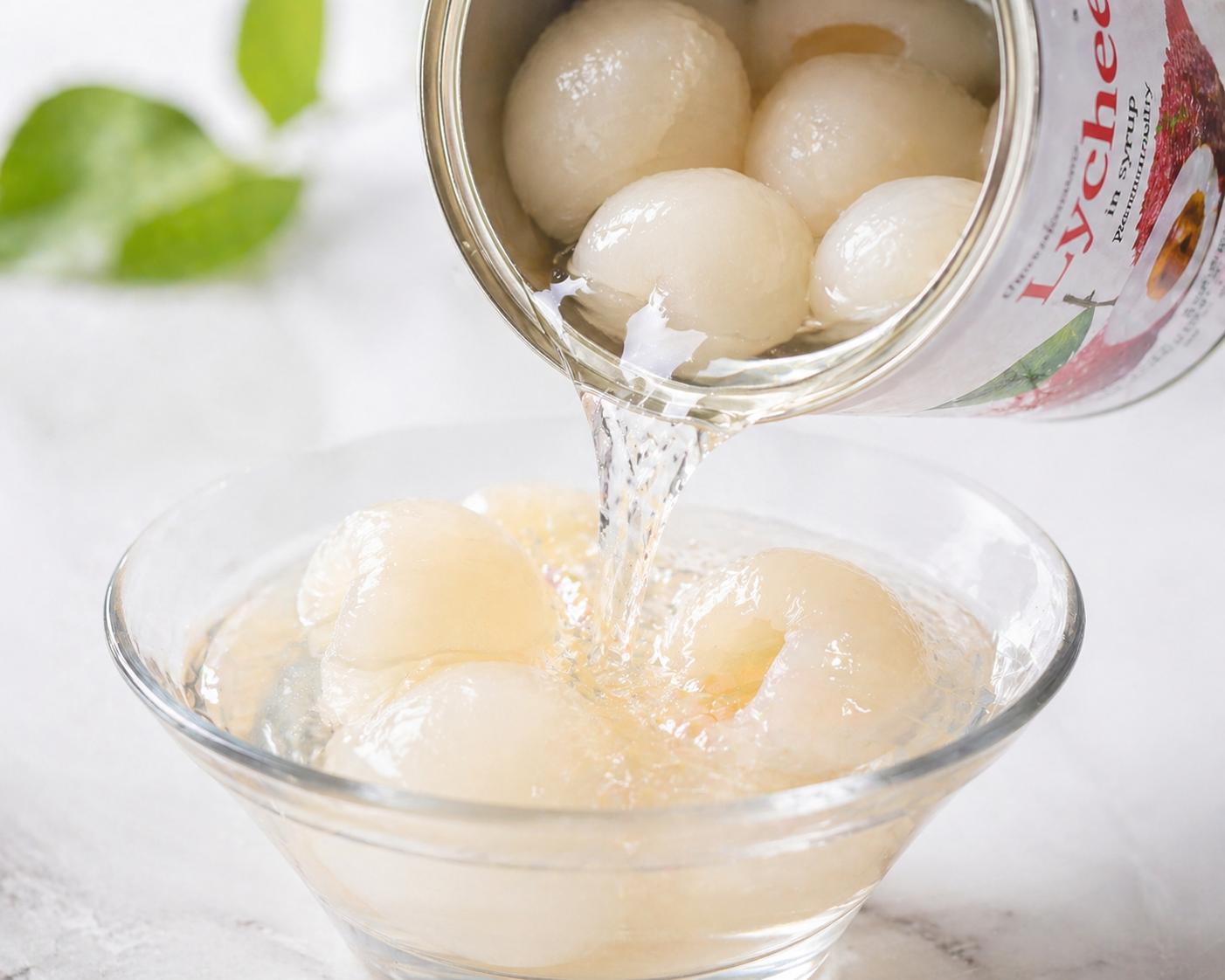 Canned lychee 