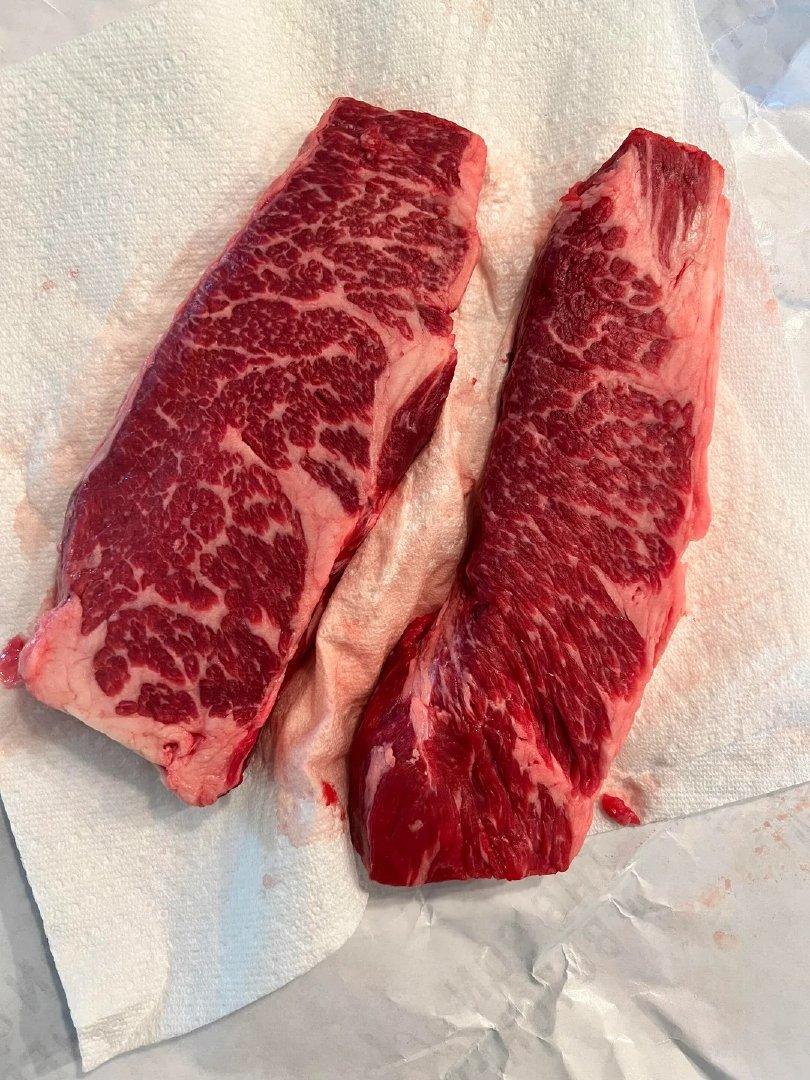 New York Strip Steak Packaging