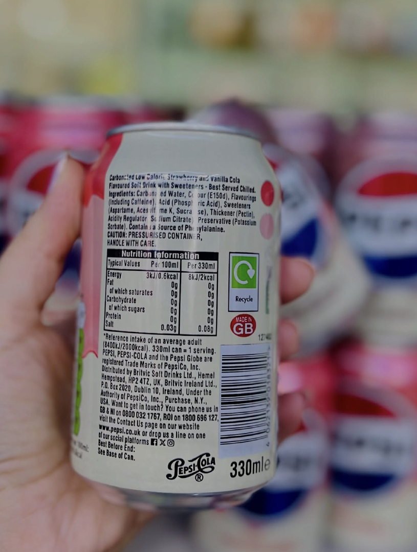 Consistent Supply  Pepsi Soft Drink 24 x 330ml Cans Zero Sugar Soft Drinks Brands For Sale