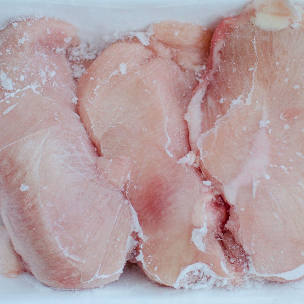 Frozen chicken