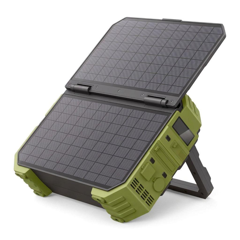 1600W Portable Power Station, 1024Wh LiFePO4 with Built-in Solar Panel(READY TO SHIP WORLDWIDE)