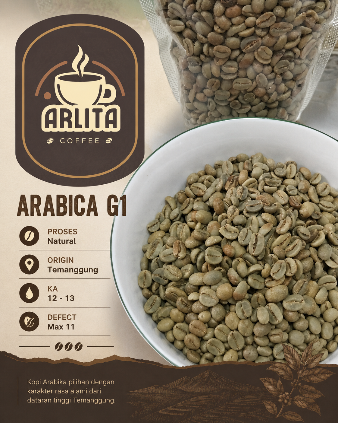 Green beans arabica G1