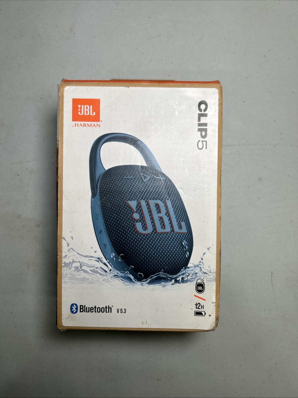 JBL - Clip 5 Portable Bluetooth Speaker - Blue
