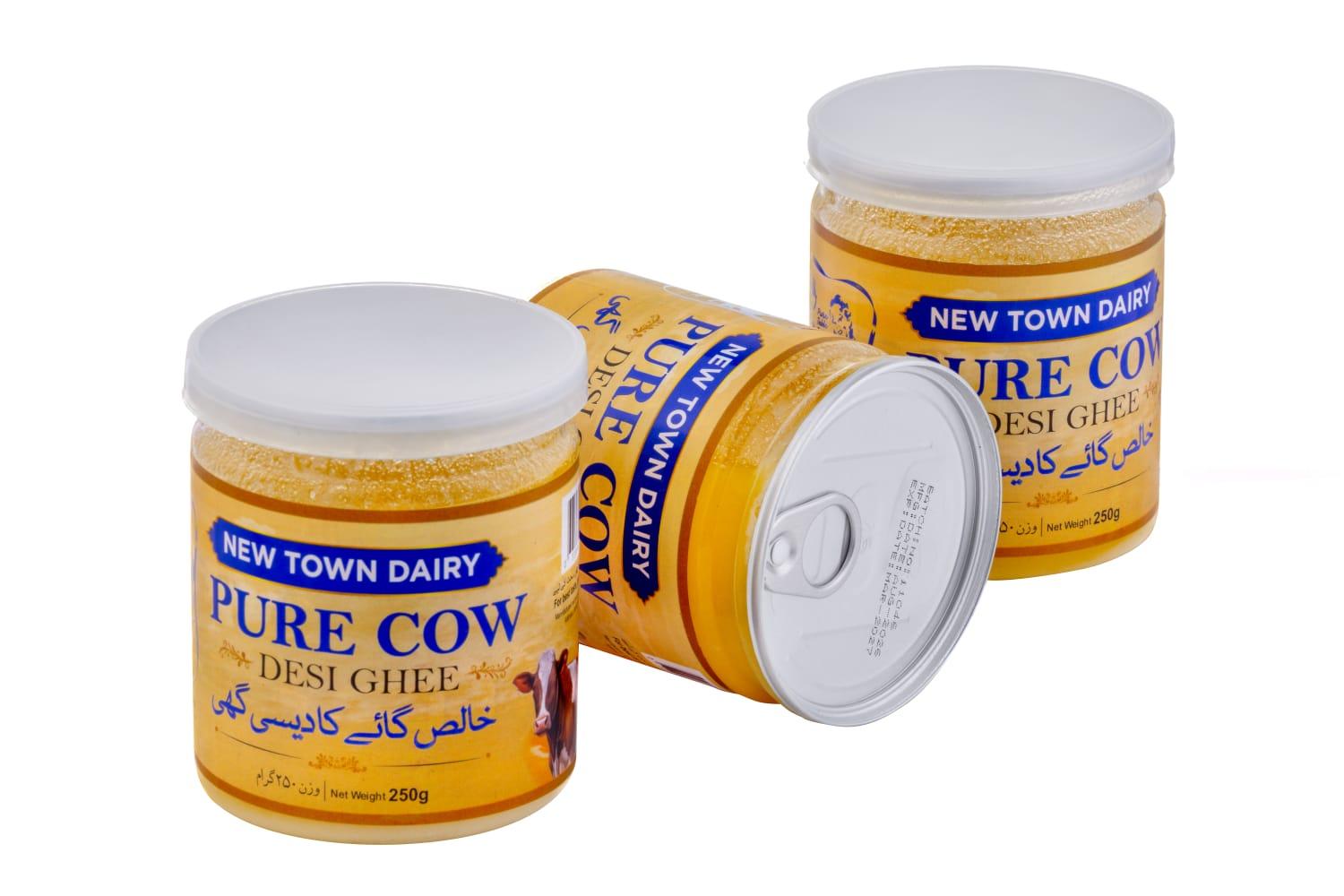 Cow Desi Ghee 99.7% Fat 100% Pure Organic Ghee Clarified Butter Premium Packaging Quality Ghee