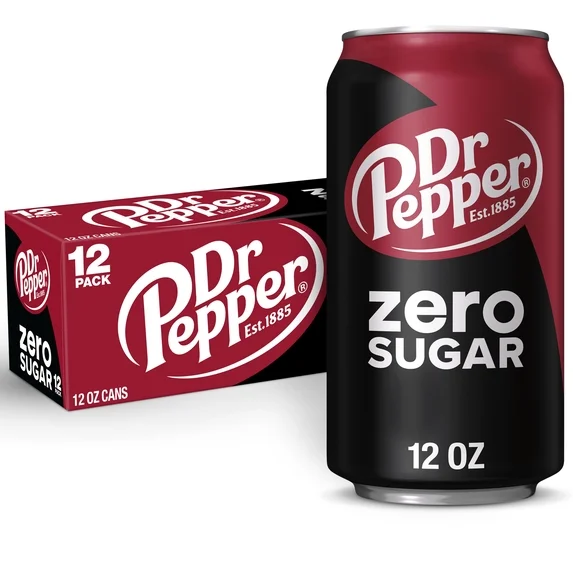 DR PEPPER ZERO SUGAR CN, 12OZ/12PKX2