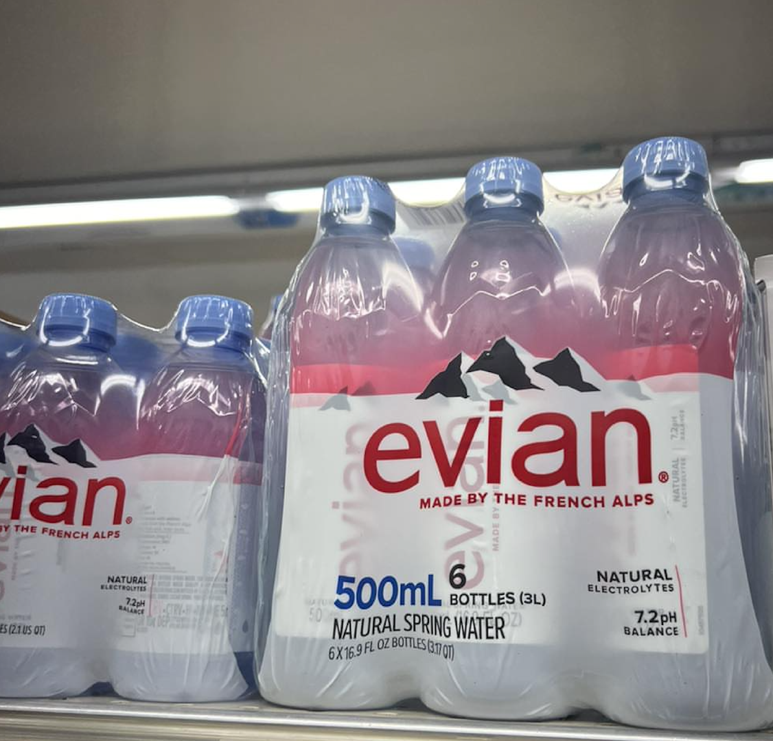 BUY EVIAN NATURAL MINERAL WATER 30CL,50CL,500ML, 1L Pure French Alpine Heritage Drinking Water
