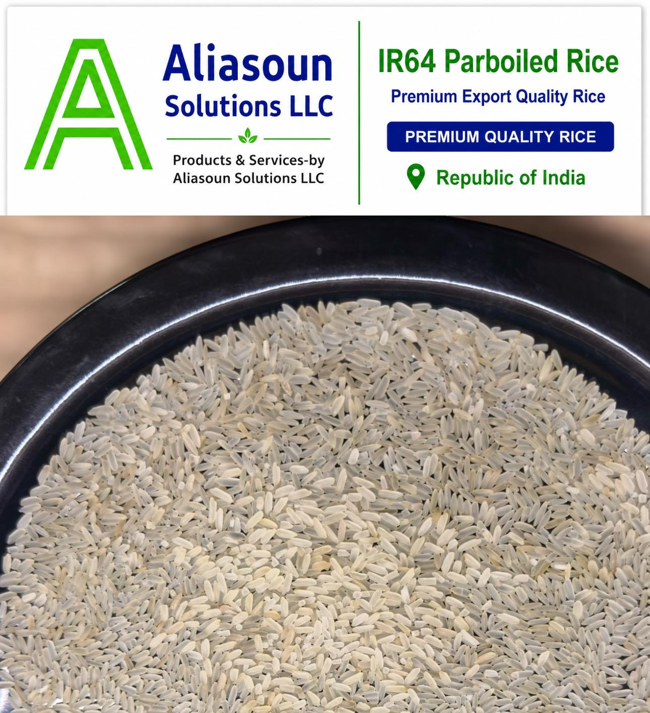 IR64 Parboiled Rice Origin Asia, India Product Type Parboiled Rice Features Clean and Uniform Grains, Excellent Cooking Performance, Firm Texture After Cooking, International Export Standard, Long Grain Parboiled Rice, Organic, Premium Export Quality, Rich Nutritional Value, Suitable for Wholesale