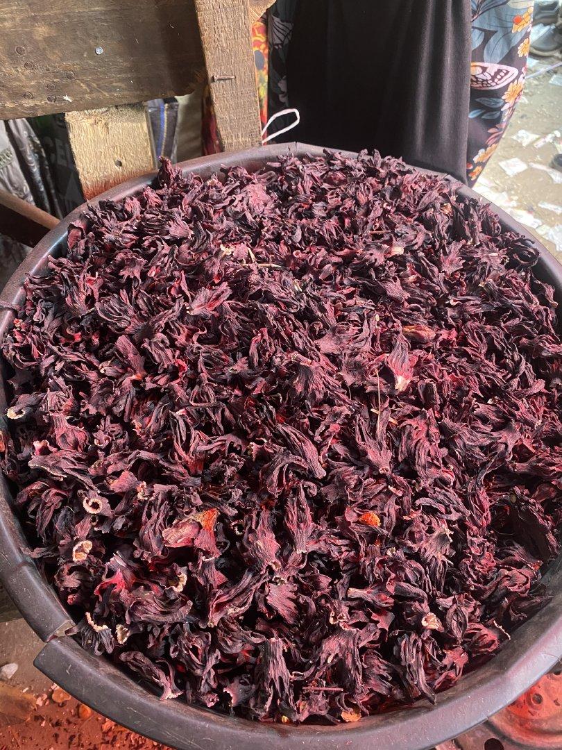 Dried Hibiscus flowers