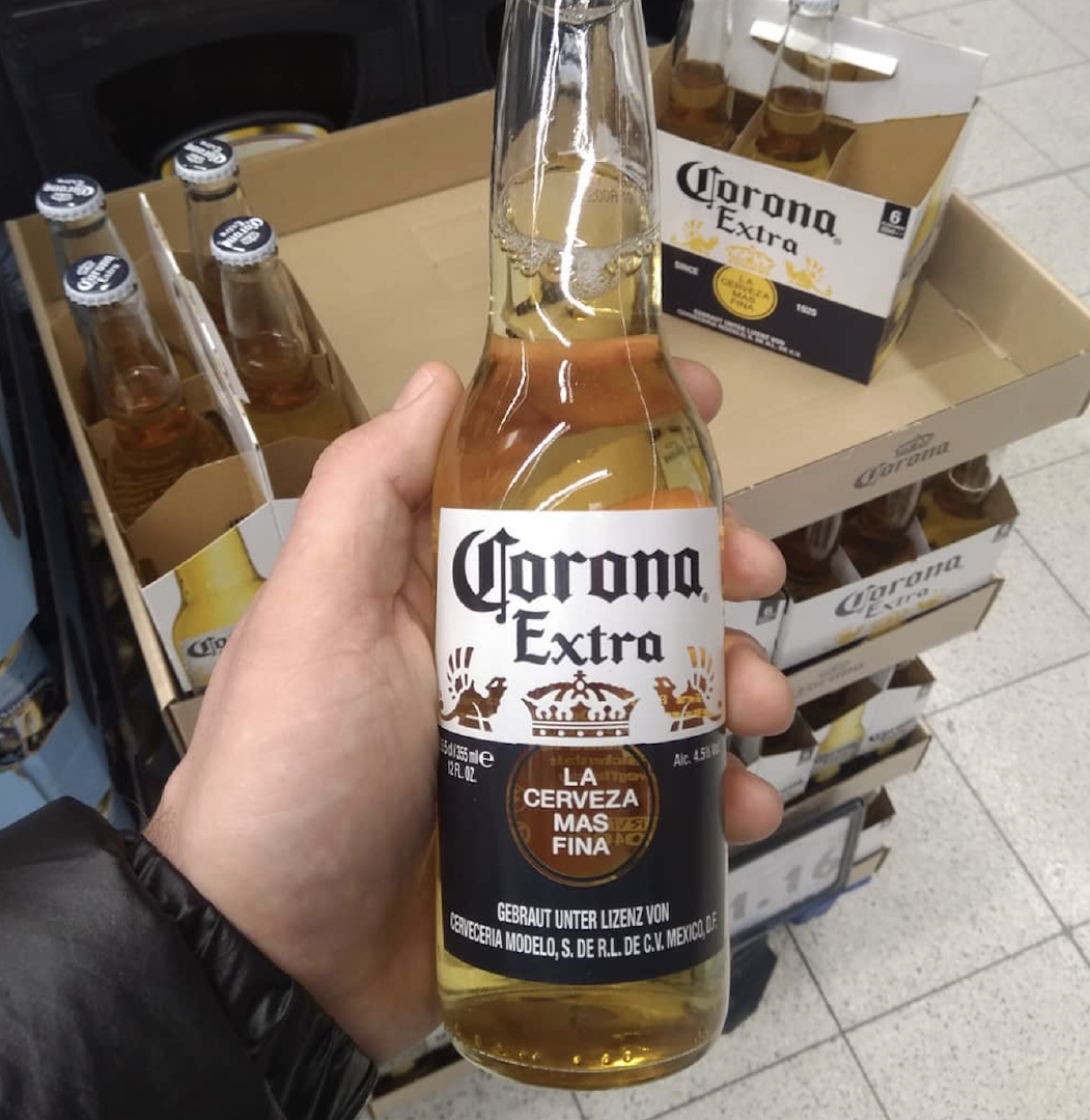 Buy LA CERVEZA MAS FINA Corona Extra 24 × 355ml Alc 4.5% Vol Lager per case Mexican Beer – product thumbnail, market insight supplier card