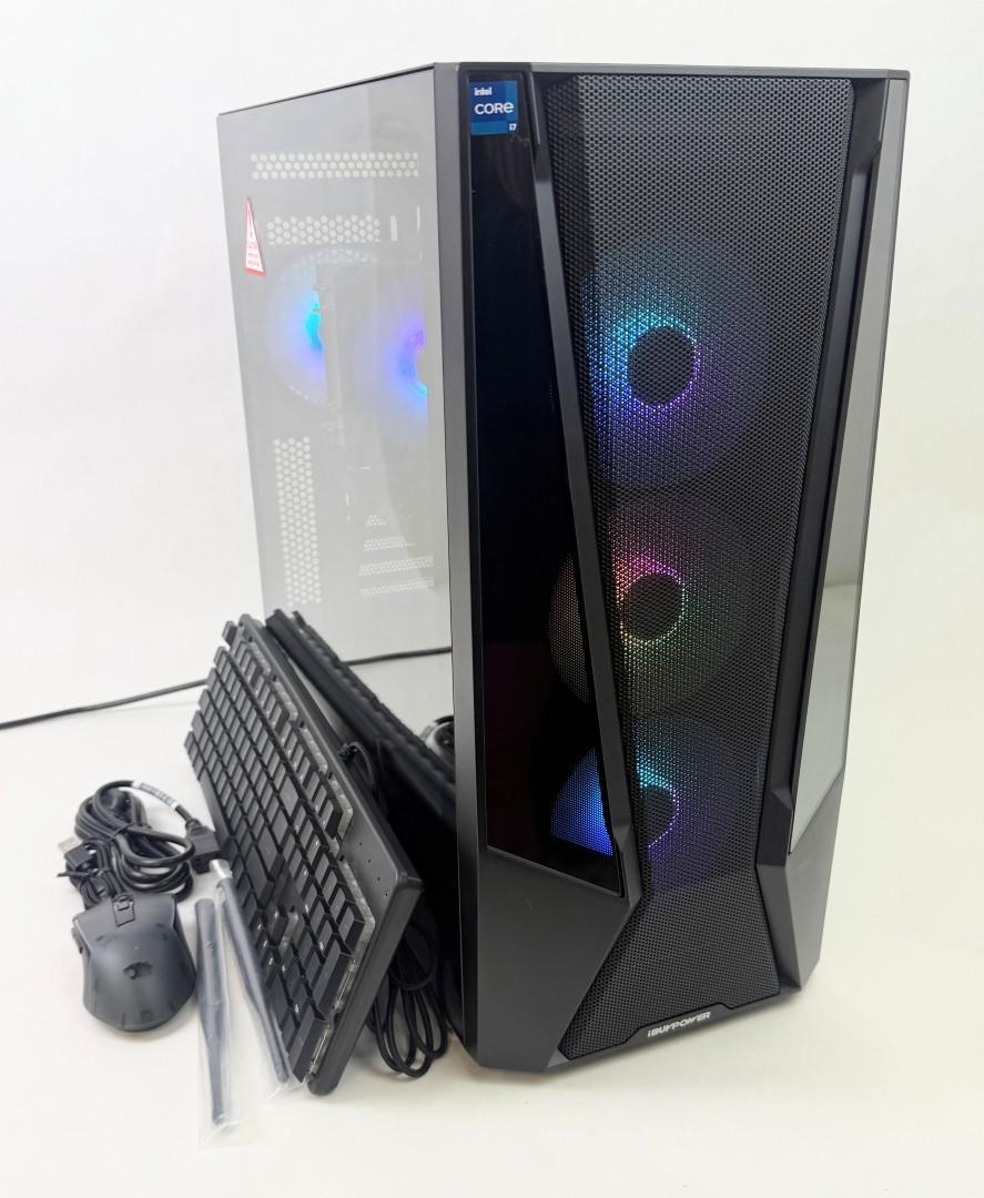 iBUYPOWER Gaming Desktop i5-14400F 16GB 2TB SSD RTX 4060 W11H (SUPER CLEAN GRADE A) 