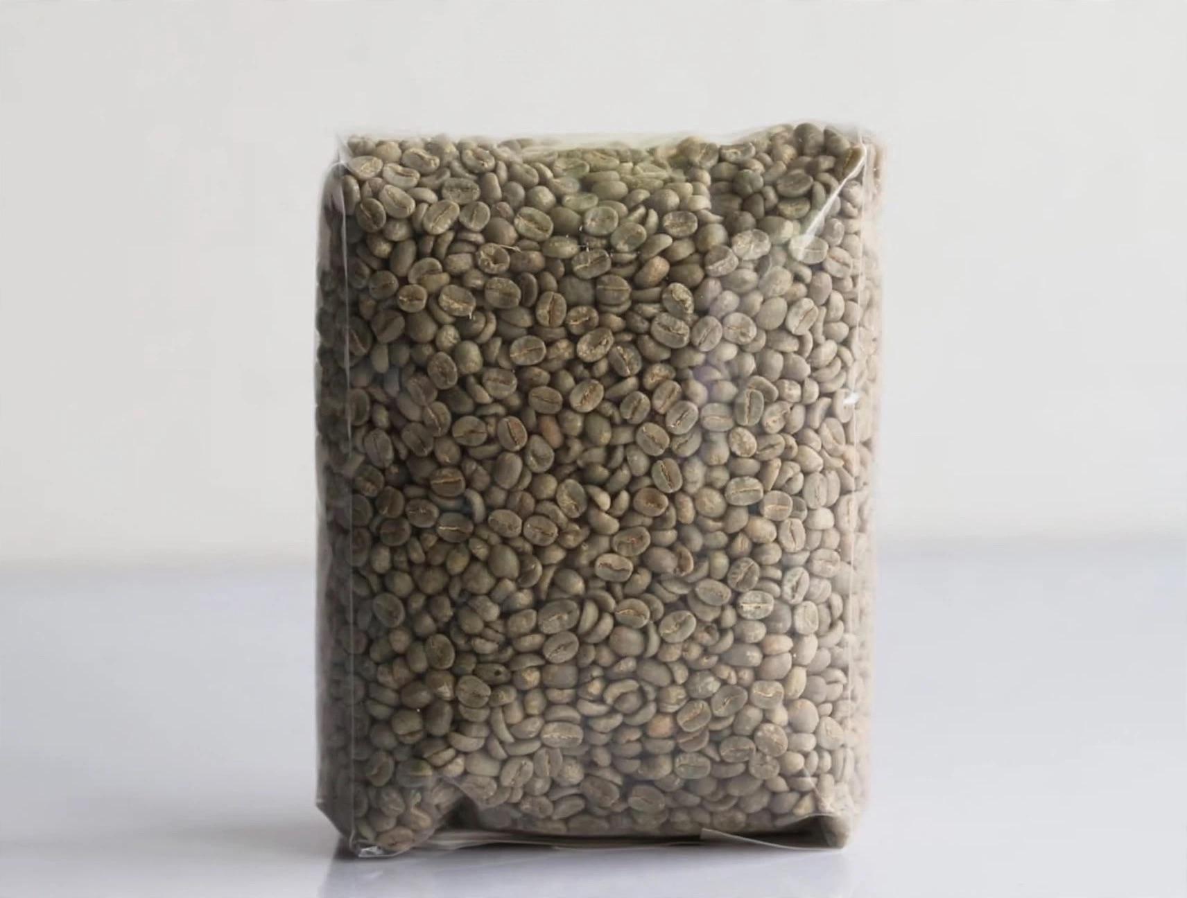 Arabica raw coffee beans