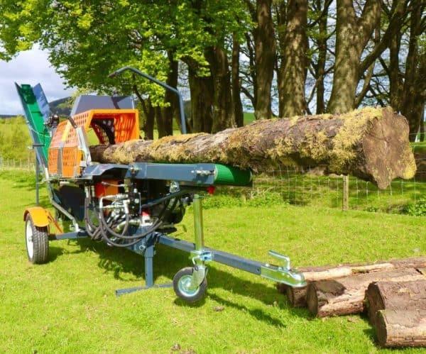 Rima 400mm firewood processor Performance > 30 kW