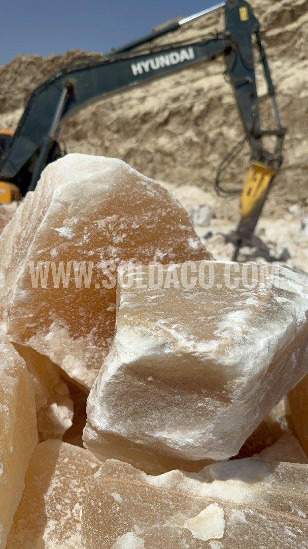 Iranian Orange Rock Salt